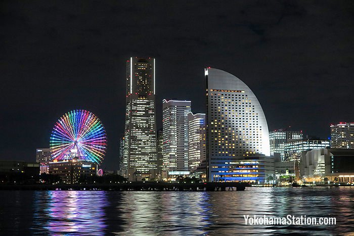 The Yokohama seafront view