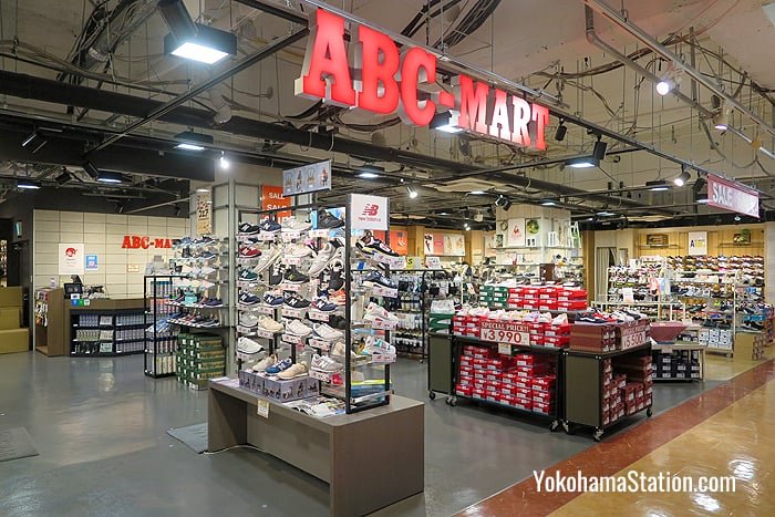 ABC-Mart sells sneakers and shoes on the 8th floor