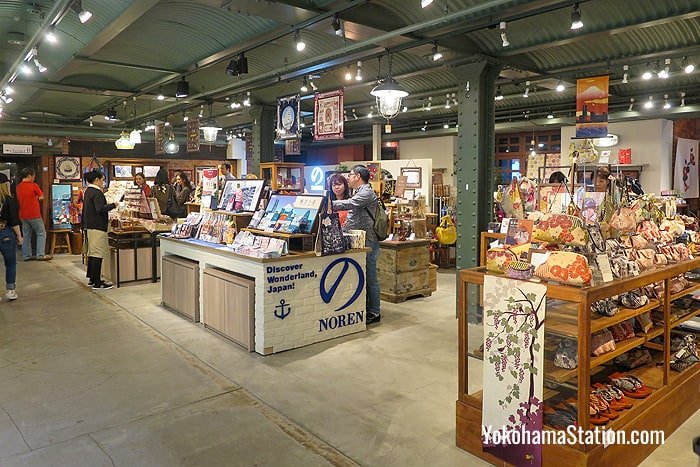 A shopping area inside Warehouse 2