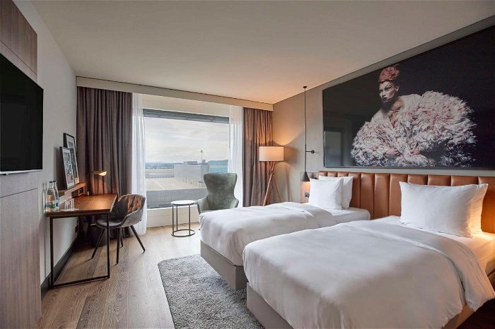 Premium Twin Room at Radisson Blu Hotel Zurich Airport